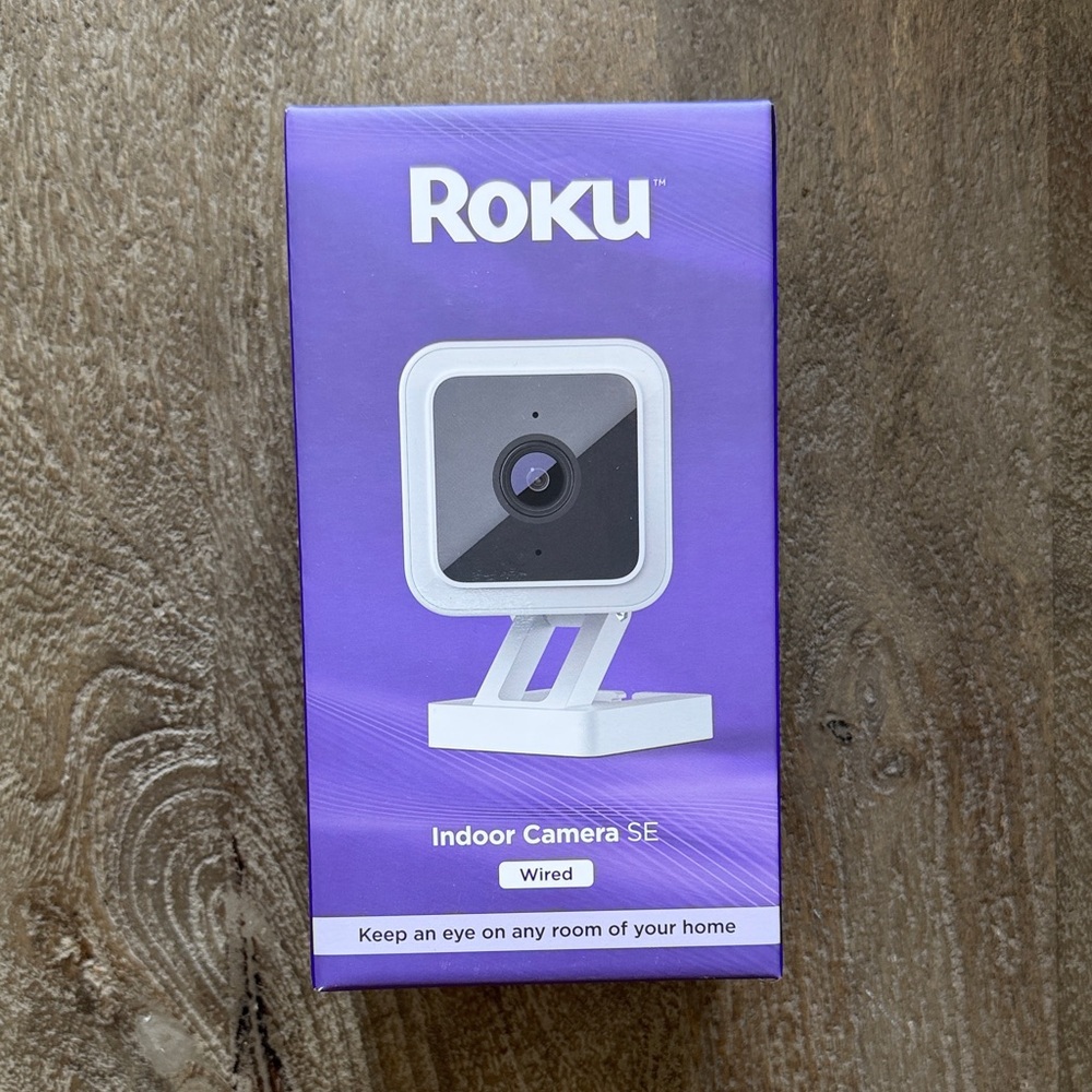 Roku Indoor Camera SE Wired 1080p HD Security Camera NIB Sealed